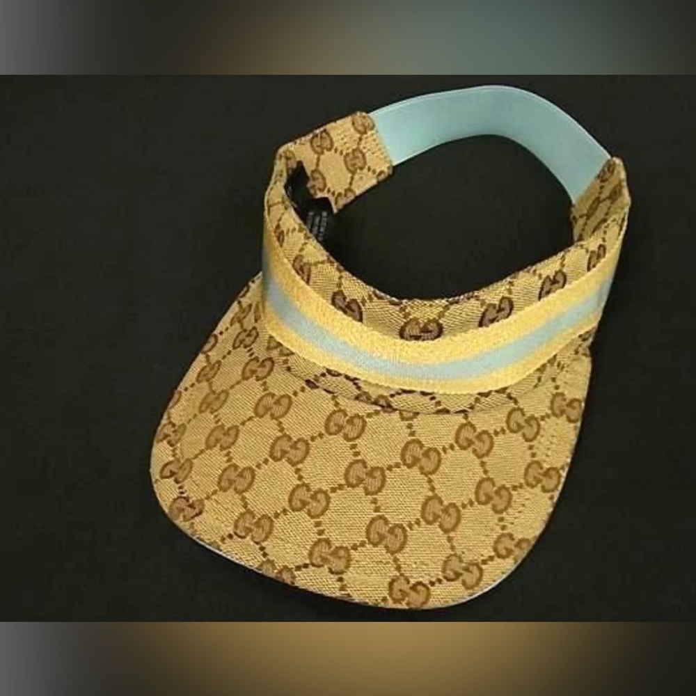 GUCCI GG Pattern Polyester x Cotton x Rayon Sun Visor Hat